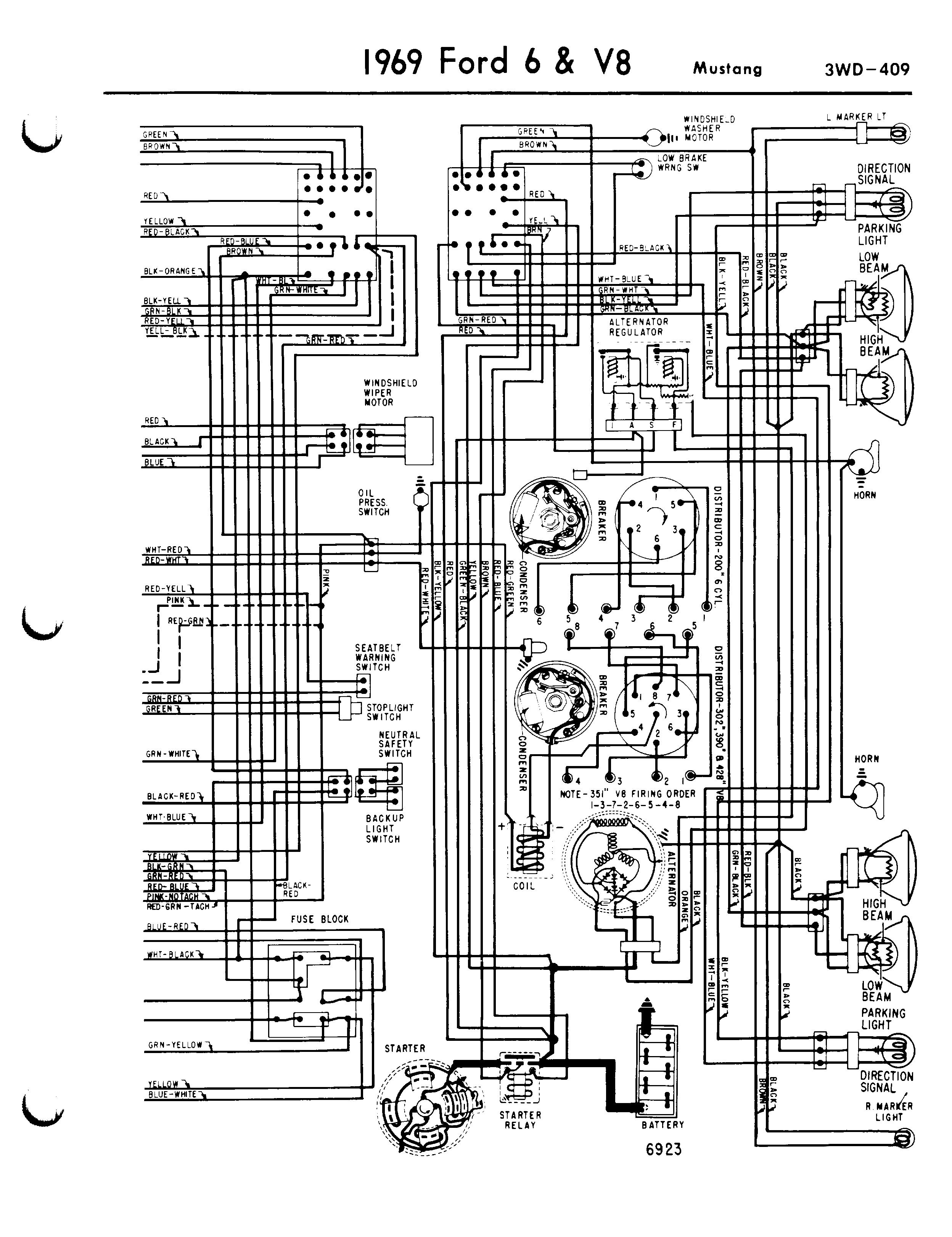 67 Mustang Alternator Wiring Diagram from www.wiring-wizard.com
